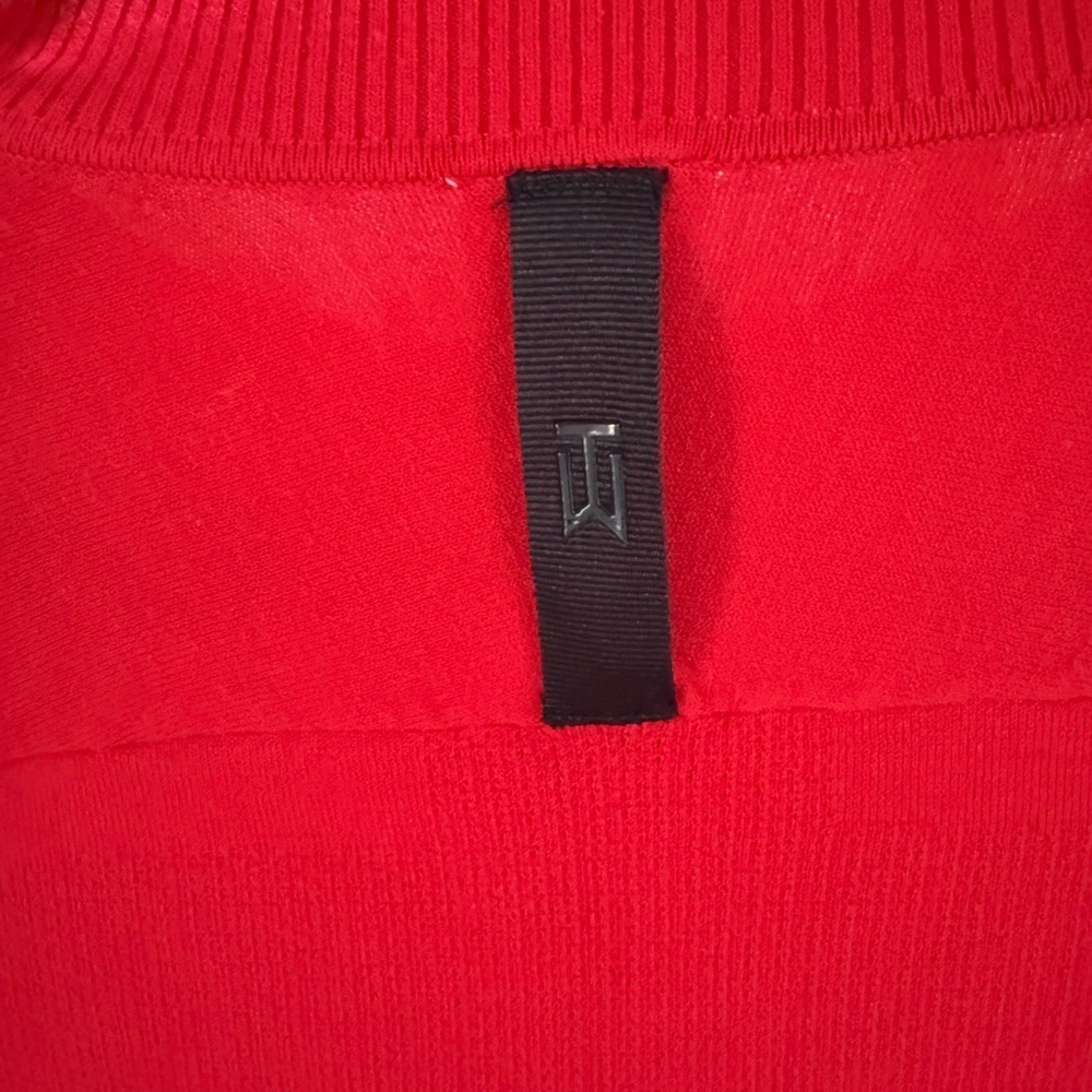 Nike Men’s Tiger Woods TW Knit Golf Pullover Sweater Red XS EXTREMELY RARE - Picture 7 of 7